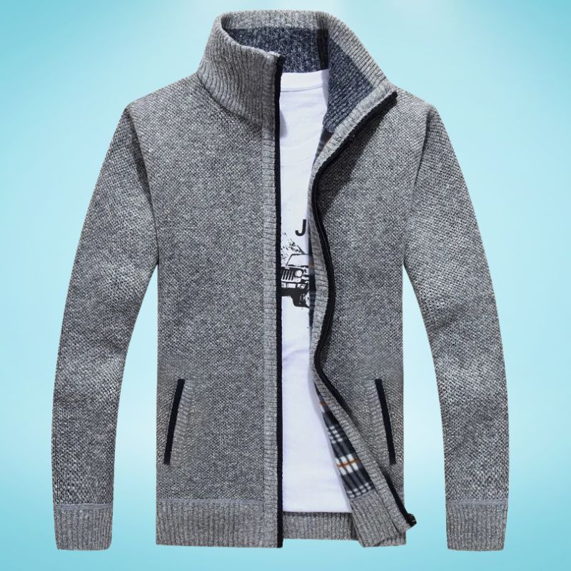 Ferris -  Faux Fleece Zipper Sweater