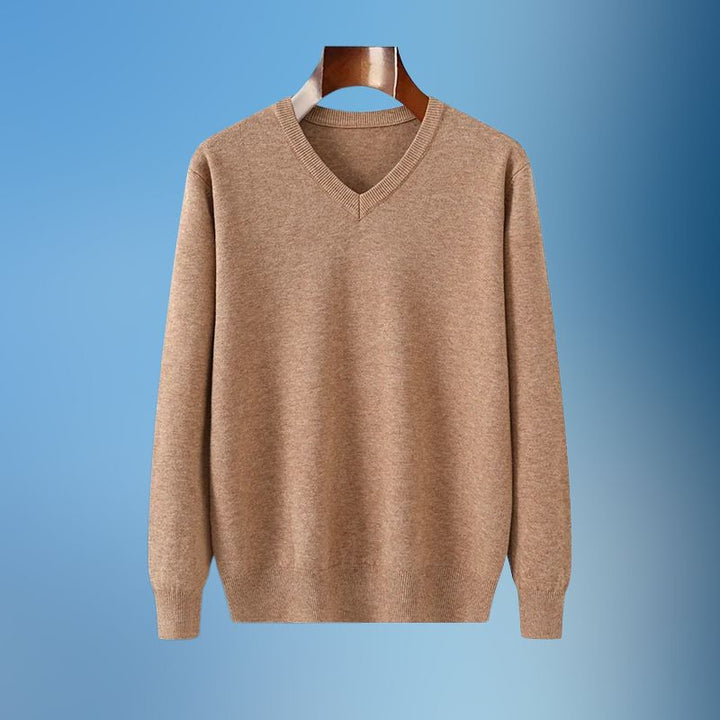 Vortigern - V-Neck Loose Pullover