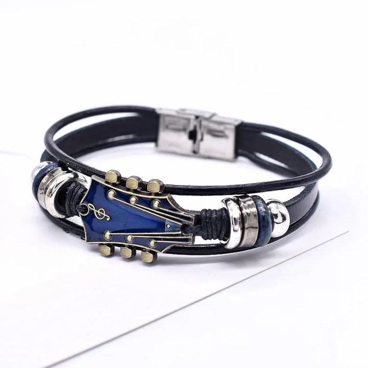 Guitarista - Guitar Leather Bracelet