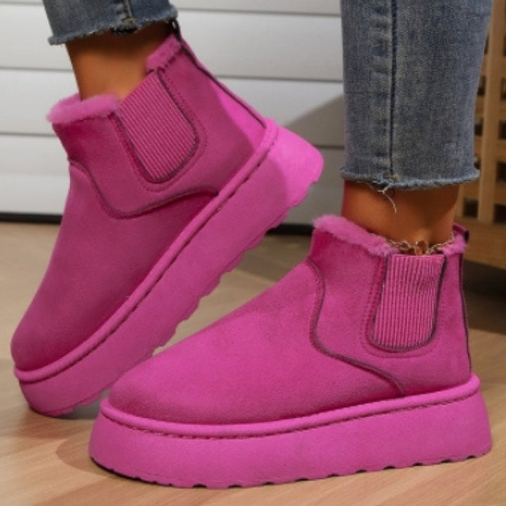 Maureen - Casual Plush Boots