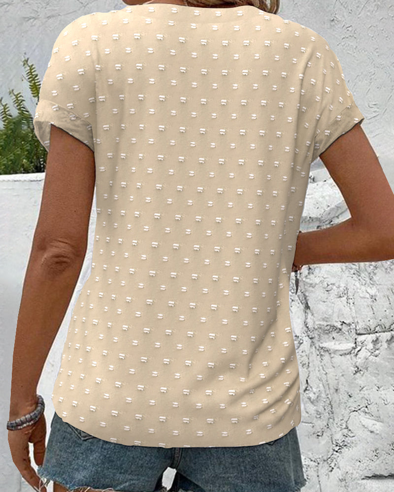 Nariya - Button Down V-Neck Shirt