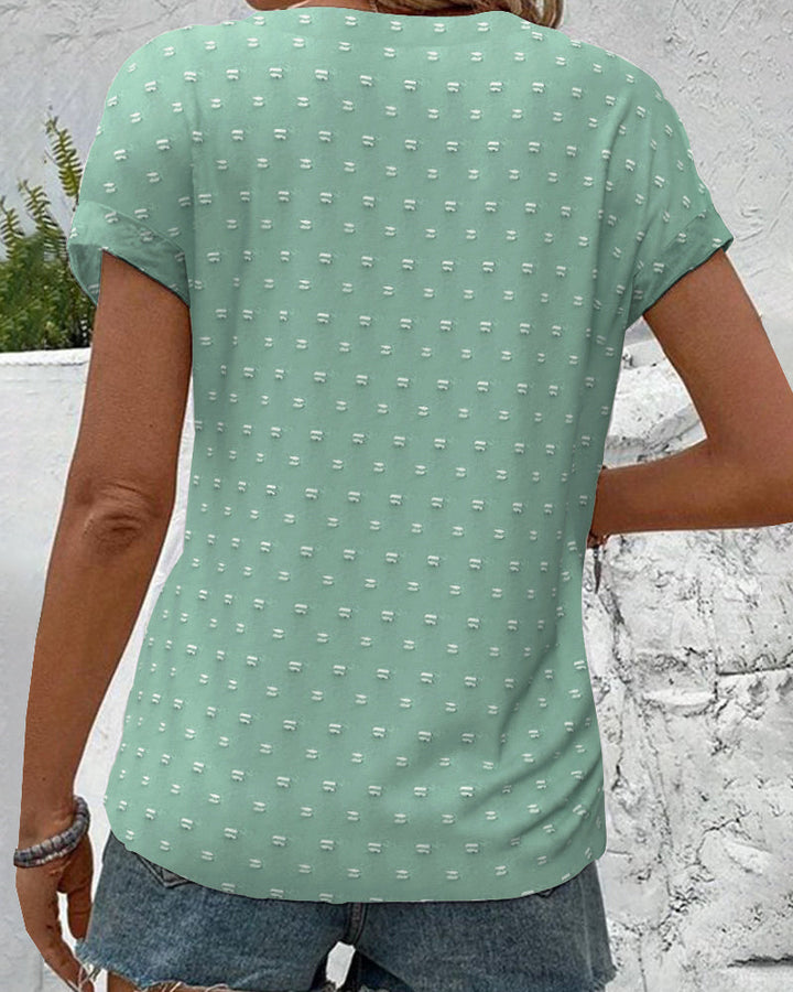 Nariya - Button Down V-Neck Shirt