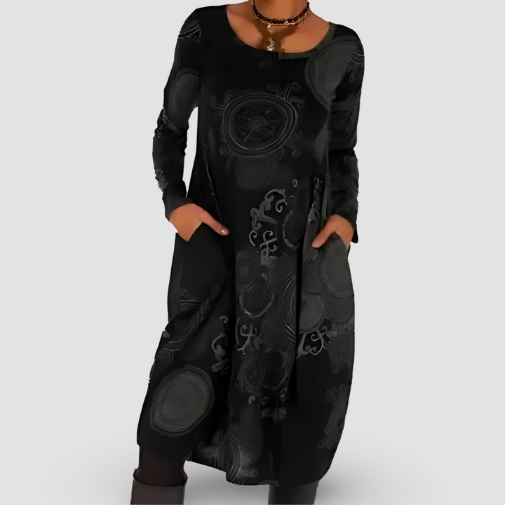 Fenja – Winter Dress With Bohemian Elegance