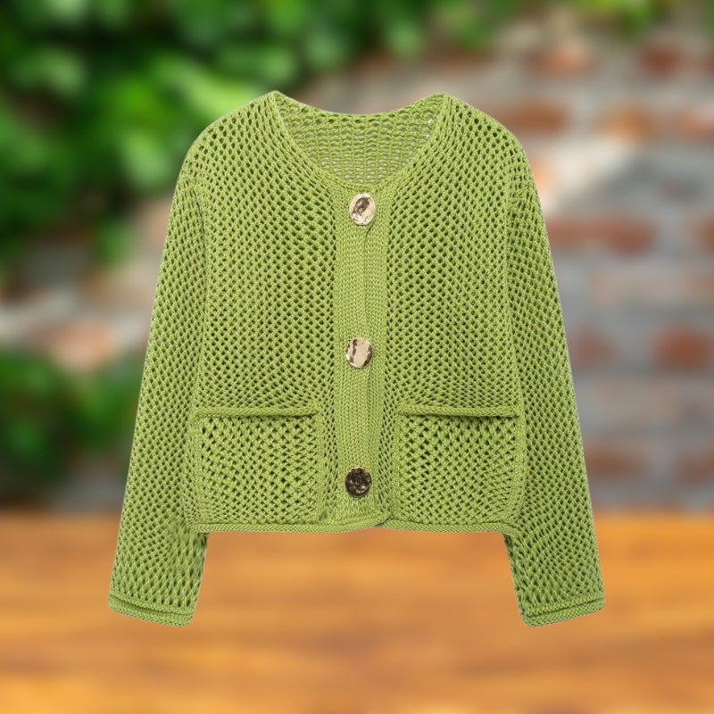 Stacey - Winter Knitted Cardigan