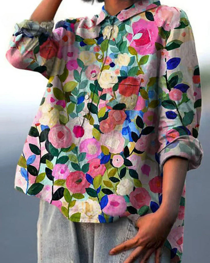 Emery - Floral Print Blouse