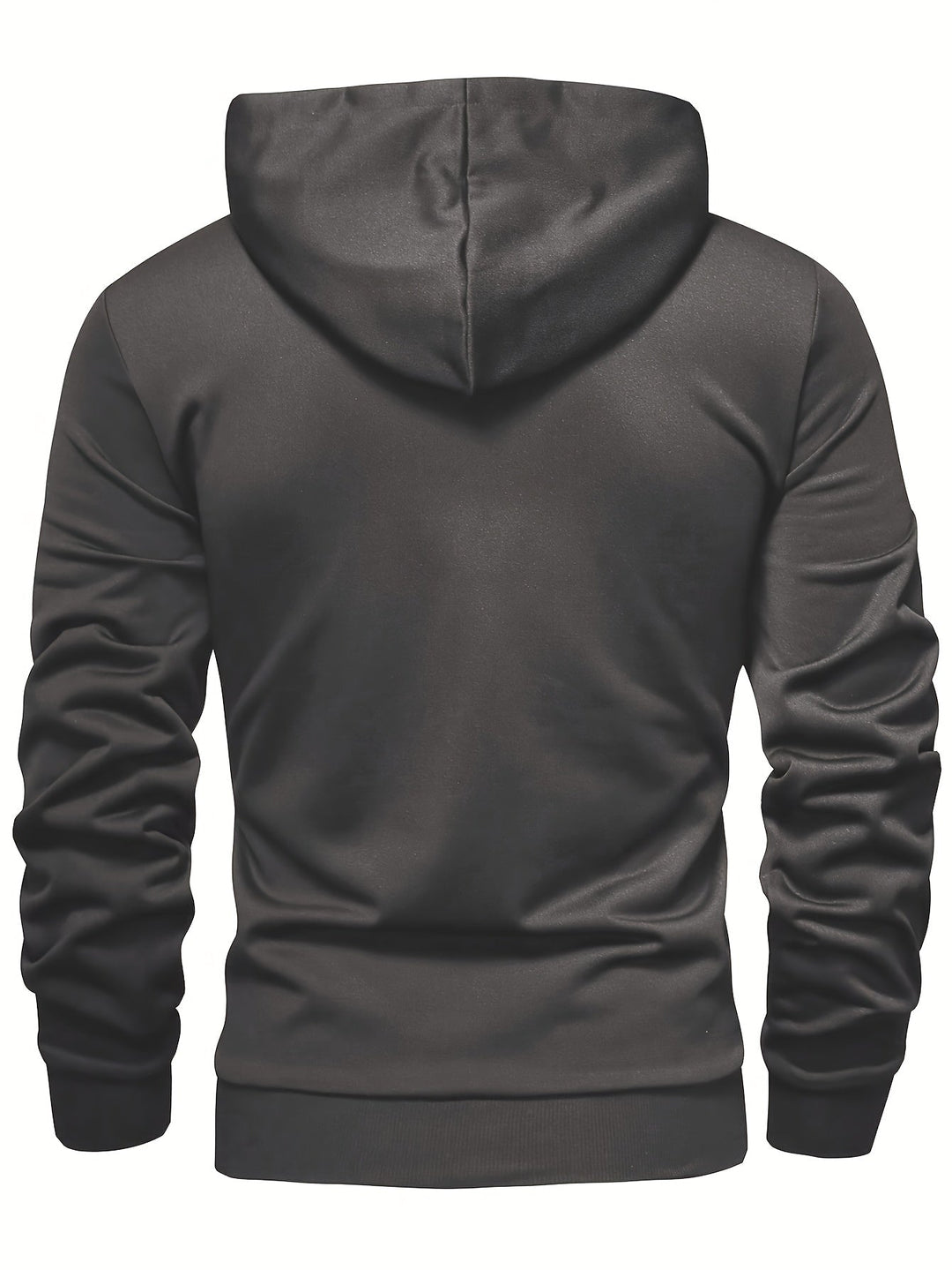 Klod - Casual Long Sleeve Hoodie With Button