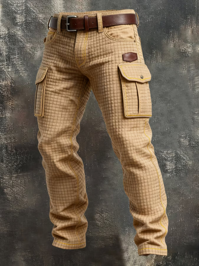 Wiliamson - Retro Multifunctional Work Trousers With Pockets