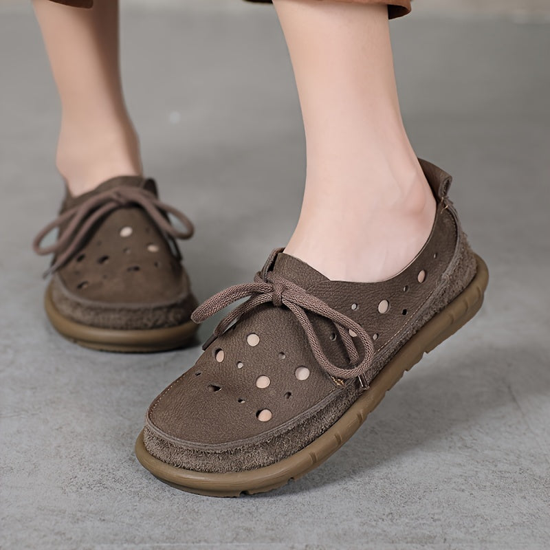 Tamsin - Casual Leather Non Slip Loafers