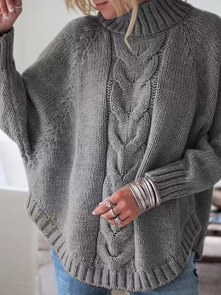 Pamella - Cable Knit Oversized Sweater