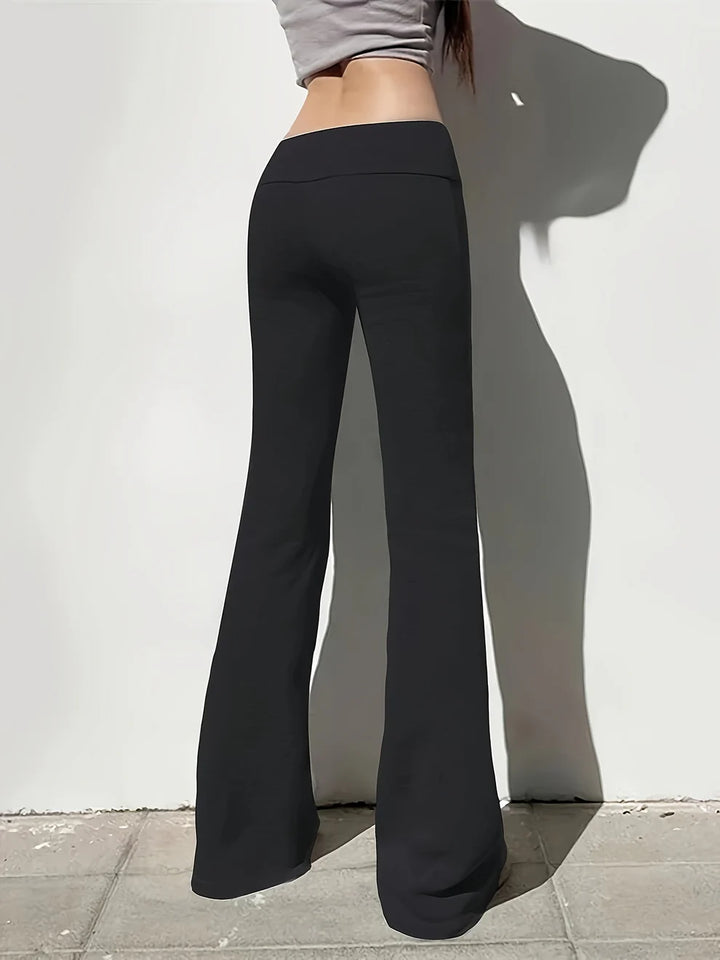 Eefje - Knitted Flared Trousers