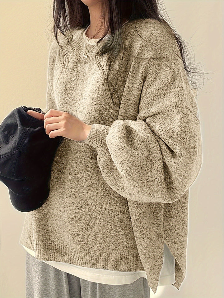 Pearline - Crew Neck Long Sleeve Sweater