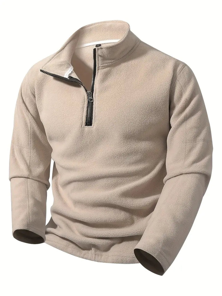 Maurits - Half-Zip Stand Collar Sweatshirt