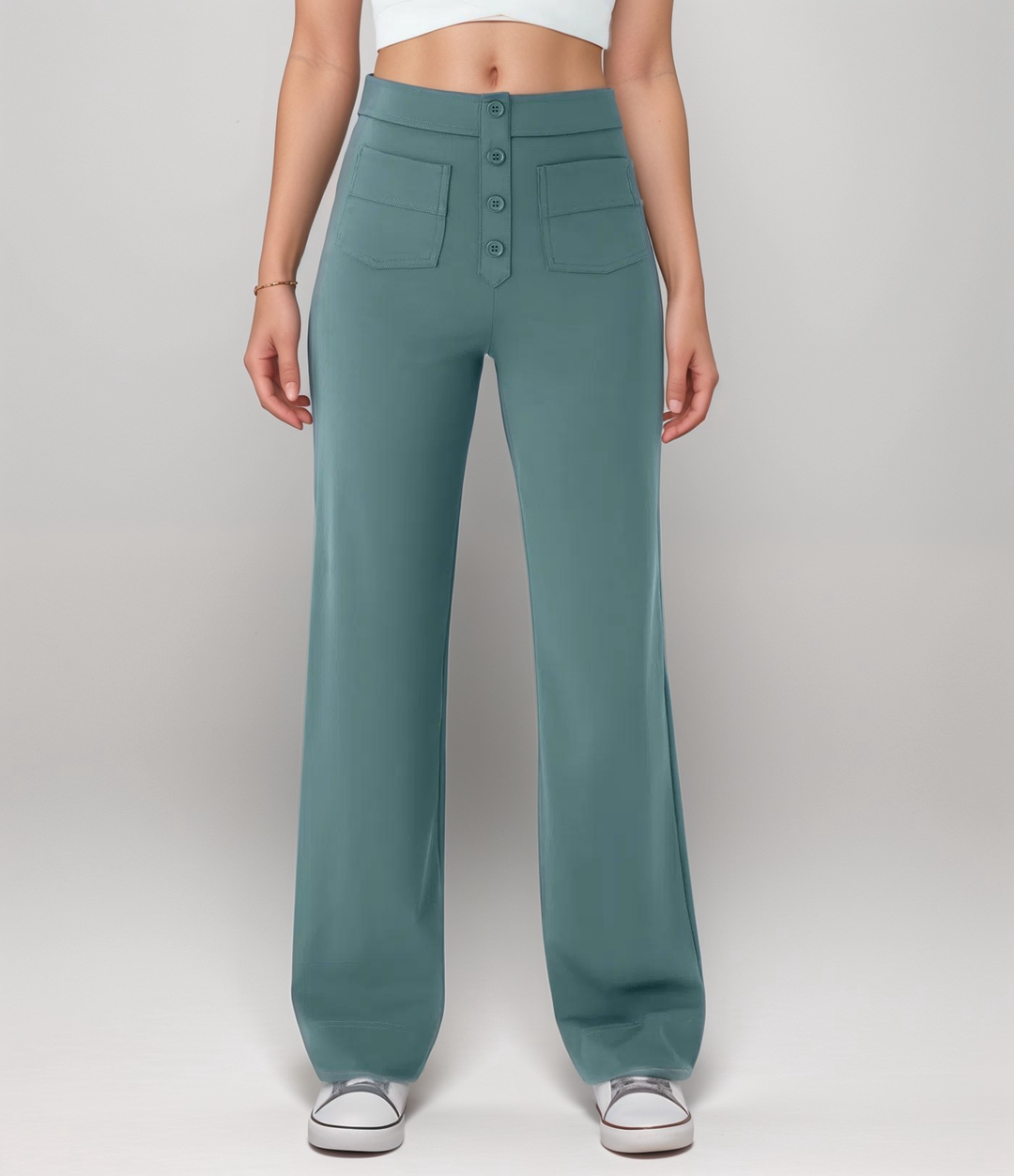 Saundra - Trendy High Waist Sculpt Pant | 1+1 FREE