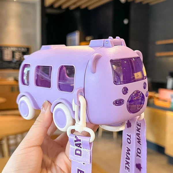 AquaBus - Portable Bus Shaped Water Bottle