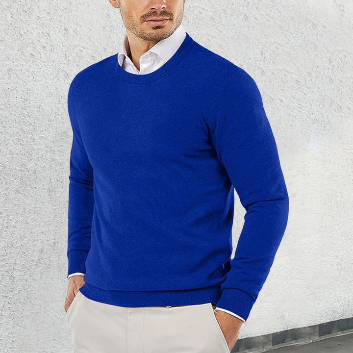 Ronny - Round Neck Cotton Sweater