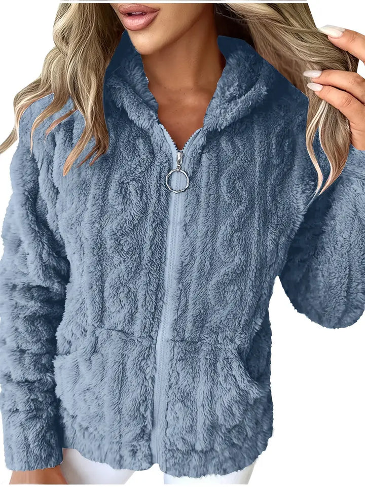 Ganka - Long Sleeve Zip-Up Hoodie