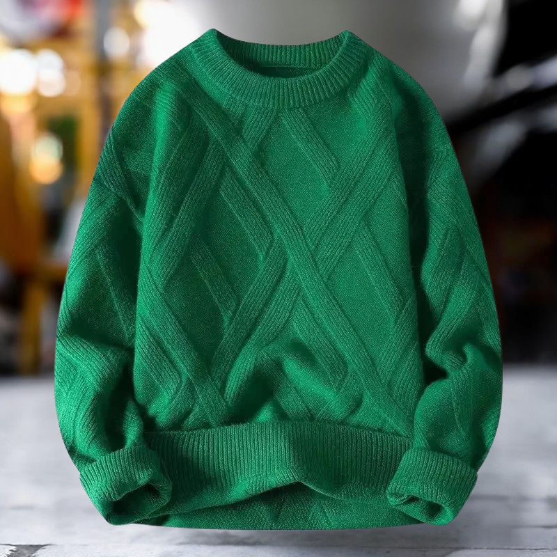 Nakul - Round Neck Knitted Sweater