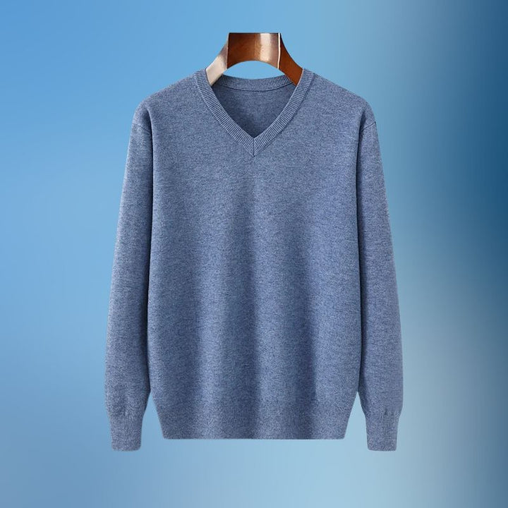 Vortigern - V-Neck Loose Pullover