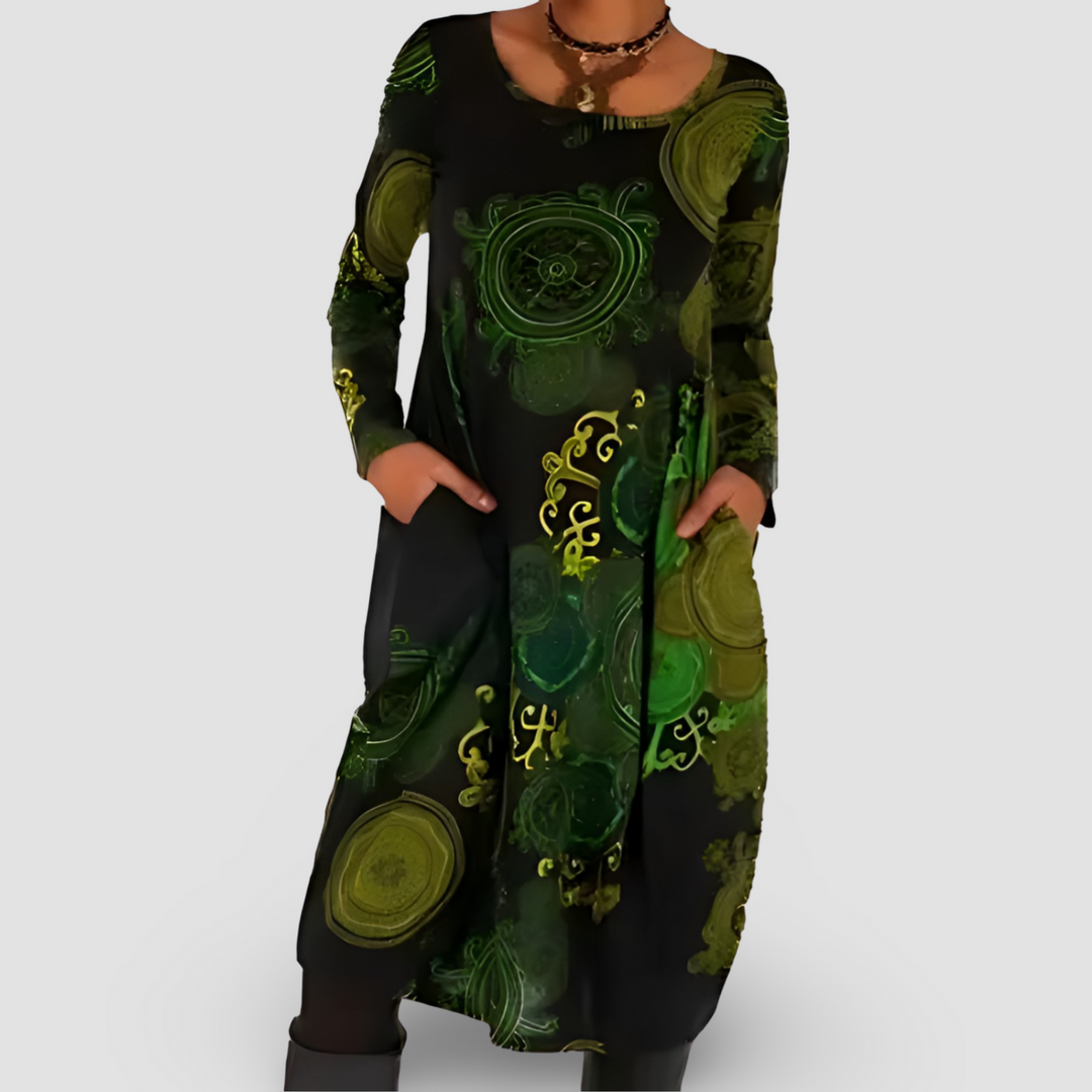 Fenja – Winter Dress With Bohemian Elegance