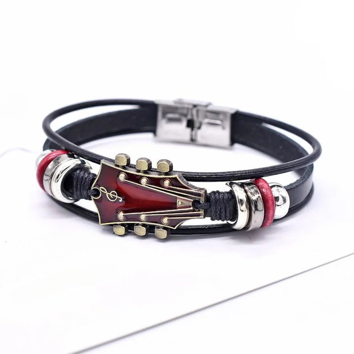 Guitarista - Guitar Leather Bracelet