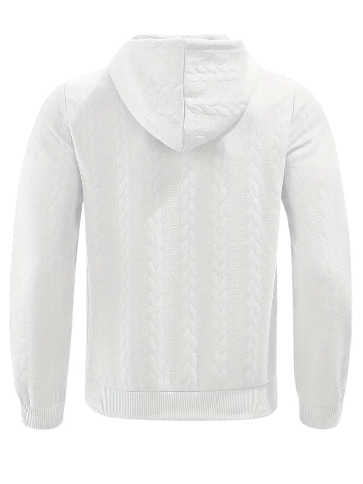 Philipp - Casual Zip Up Hoodie With Long Sleeve