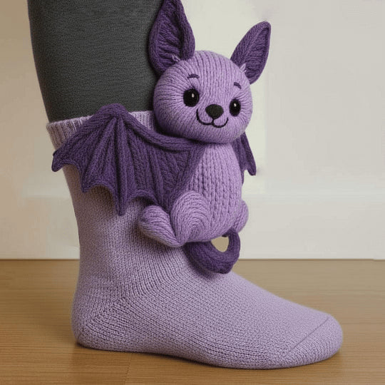 CozyCritters - Knitted Animal Cozy Socks