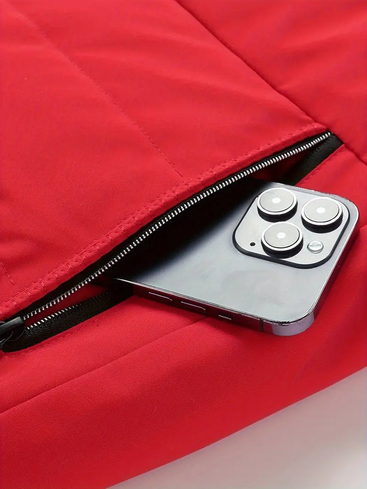 Bavuma - Casual Polyester Jacket With Zippered