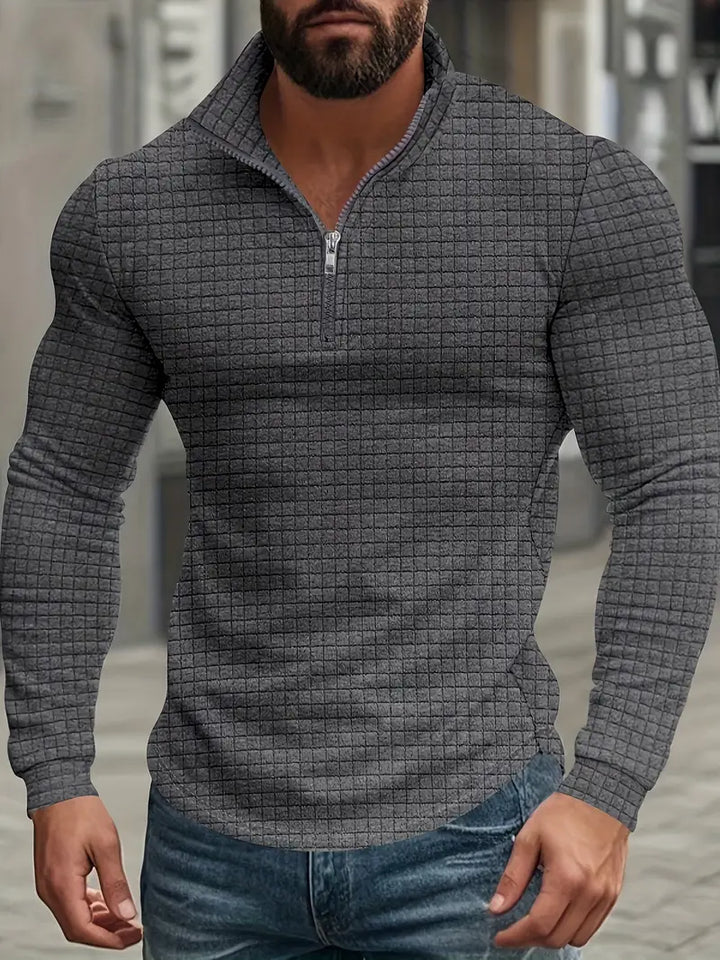 Jarryd - Long Sleeve Sweatshirt With Half Zipper