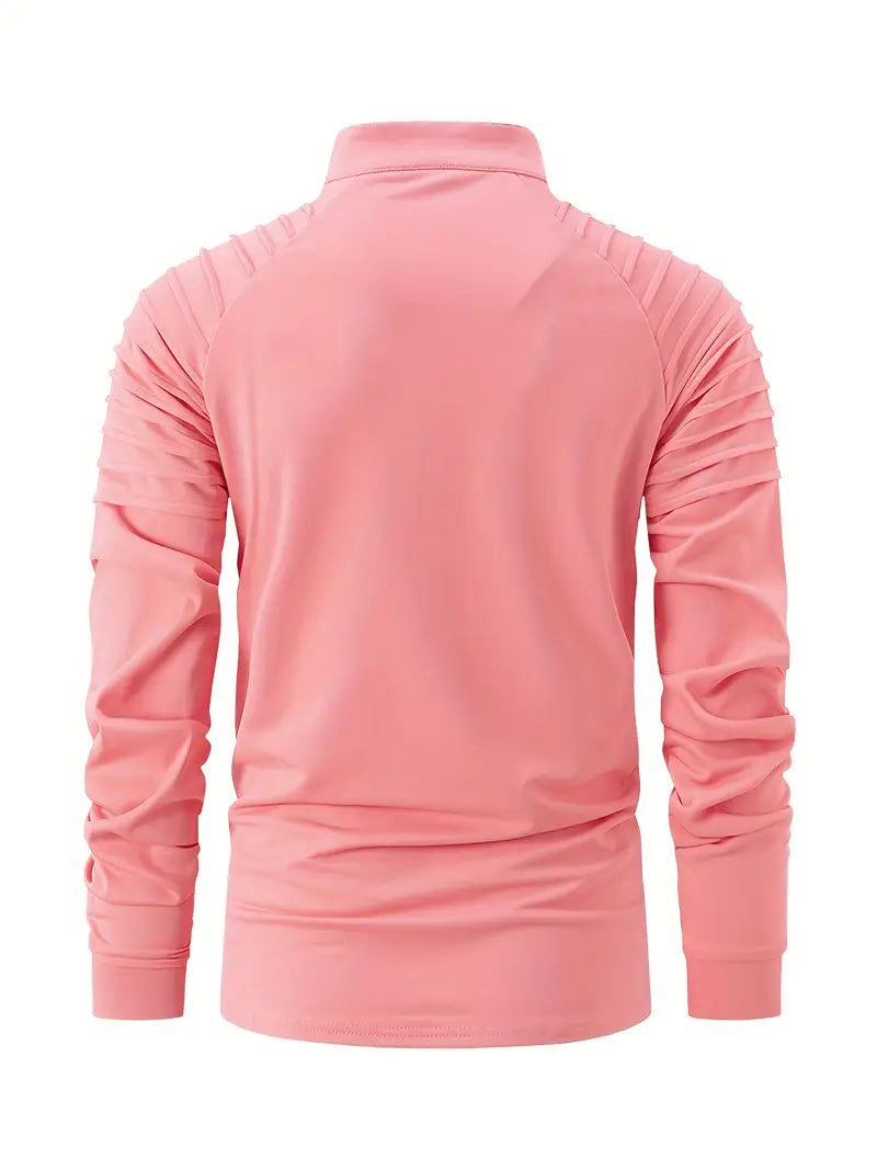 Linwood  - Long Sleeve Polo Shirt With Zipper