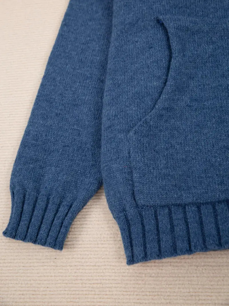 Natala - Knitted Sweater With Kangaroo Pocket