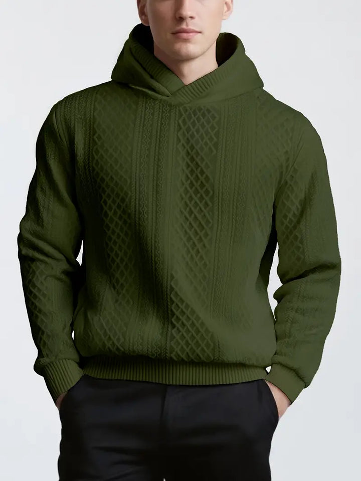 Karah - Long Sleeve Knitted Hoodie