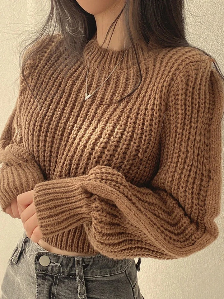 Kalina - Loose Vintage Long Sleeve Knitted Tops
