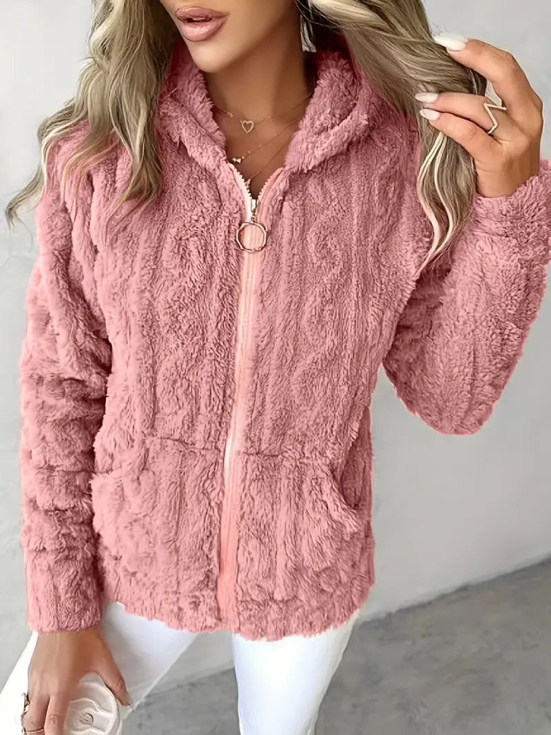 Ganka - Long Sleeve Zip-Up Hoodie