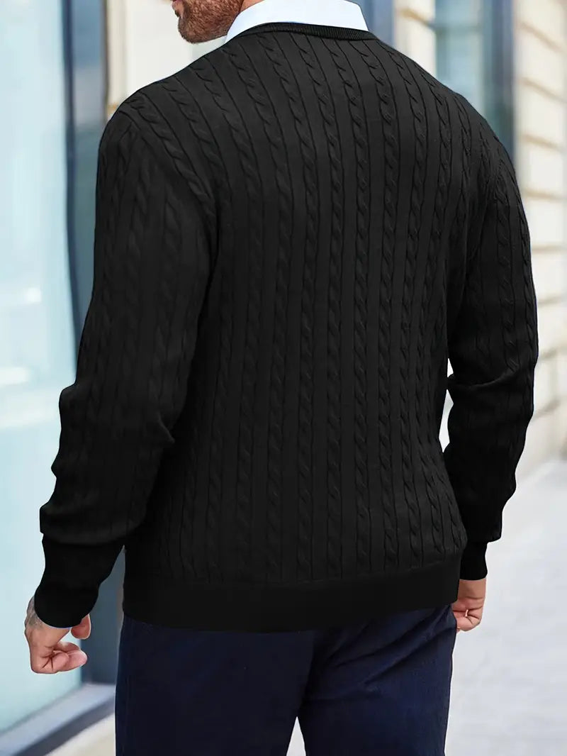 Jonty - Knitted Long Sleeve Turtleneck Sweater