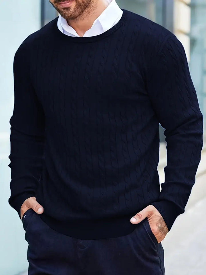 Jonty - Knitted Long Sleeve Turtleneck Sweater