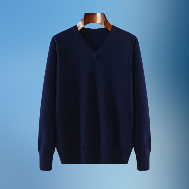 Vortigern - V-Neck Loose Pullover