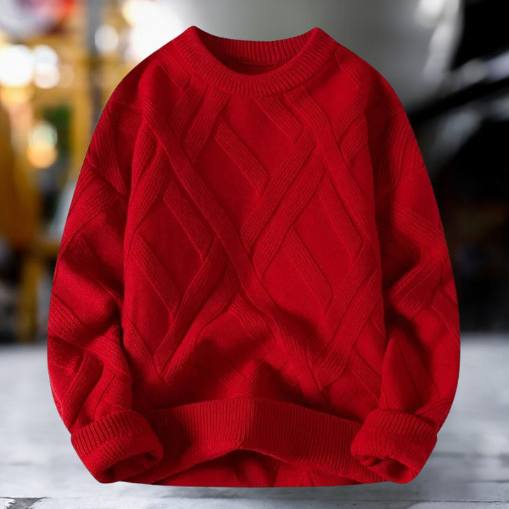 Nakul - Round Neck Knitted Sweater