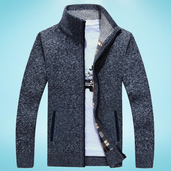 Ferris -  Faux Fleece Zipper Sweater