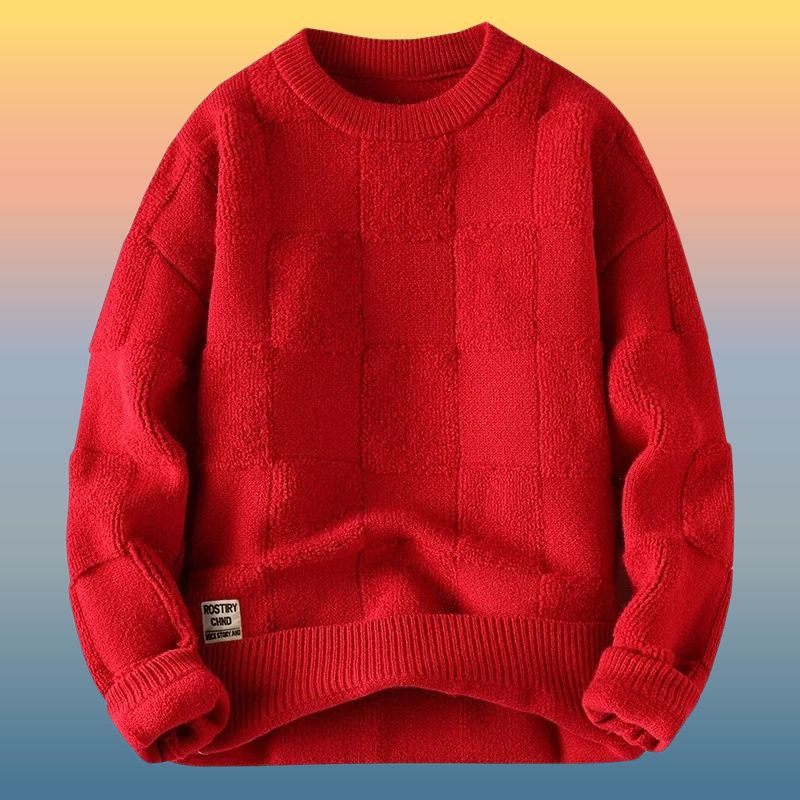 Vorian - Round Neck Knitted Sweater
