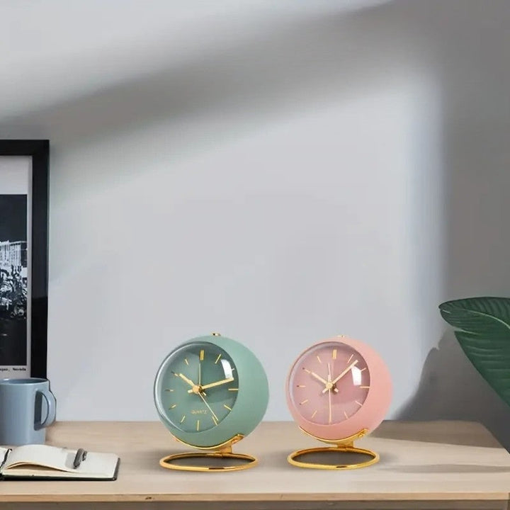 NordAura - Silent Nordic-Inspired Desk Clock For Home Decor