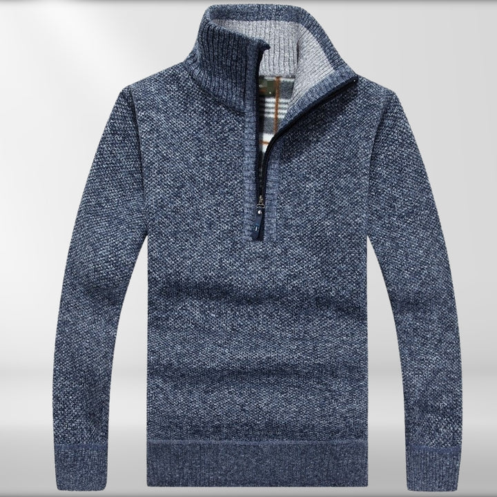 Lewis - Fleece Thicker Half Zipper Sweater