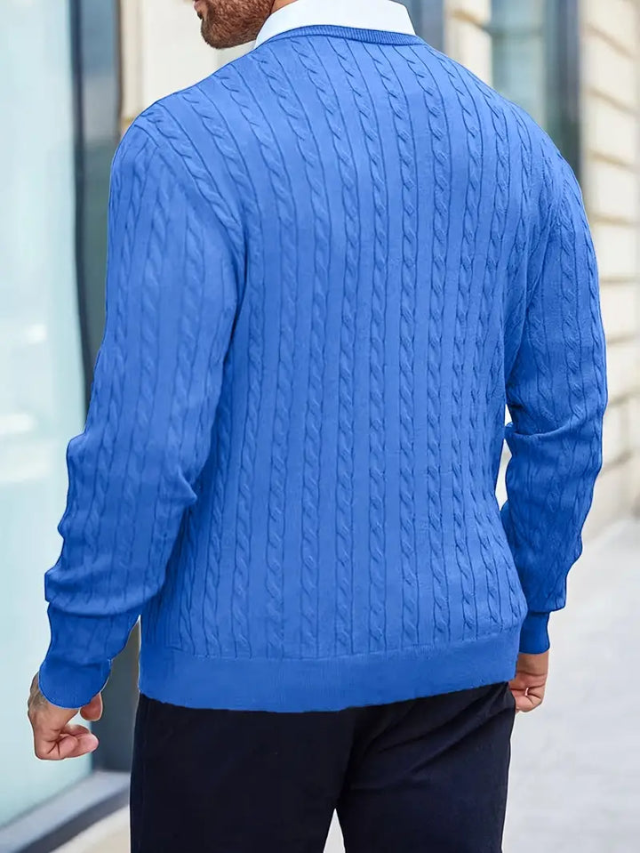 Jonty - Knitted Long Sleeve Turtleneck Sweater