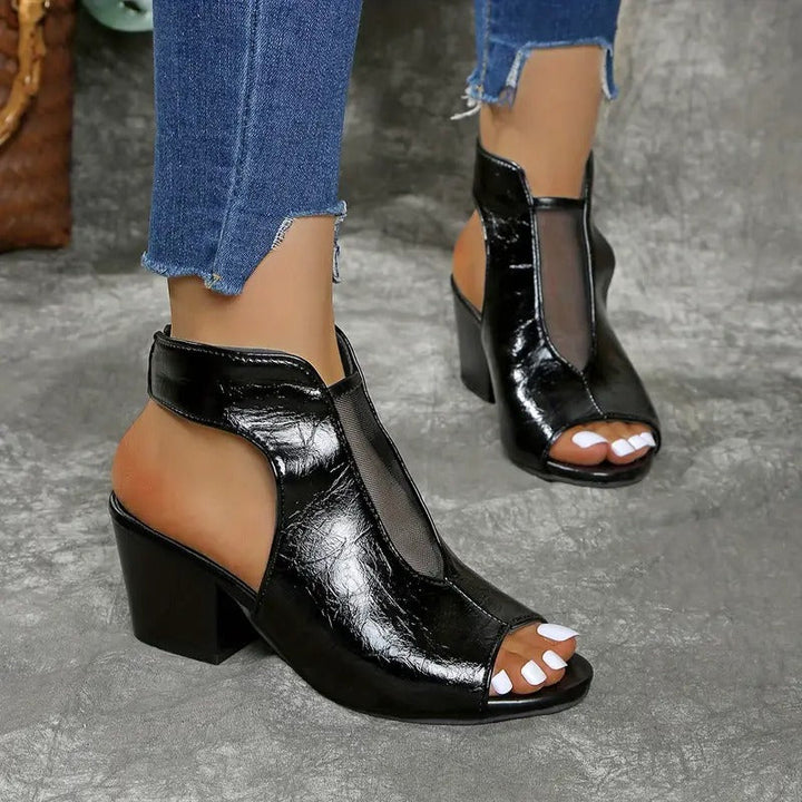 Thomis - Non Slip Leather Sandals with Open Toe