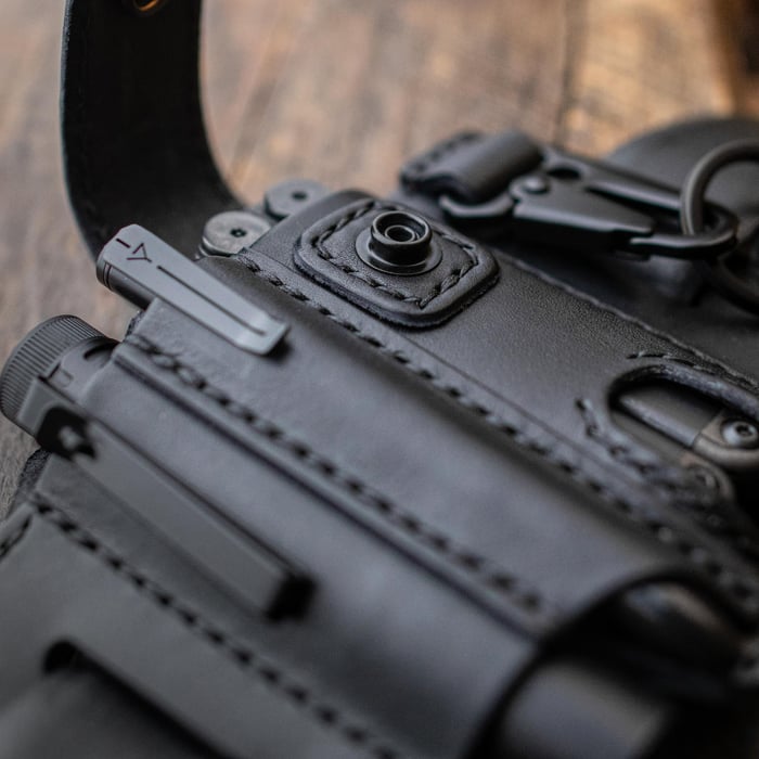 Beltora - Leather Owl Buckle Tactical Multifunctional Belt Cover
