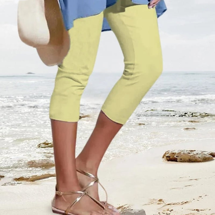 Ingrid - High Waist Elastic Pant