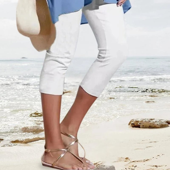 Ingrid - High Waist Elastic Pant