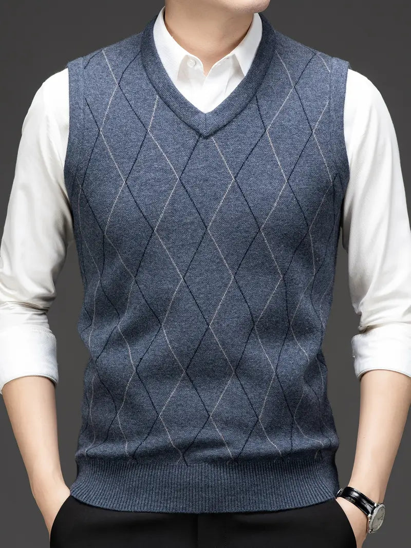 Yannick - Slim Fit Sleeveless Sweater