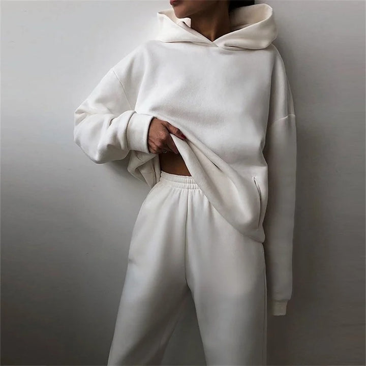 Yoselin - Oversized Warm Hoodie 2 Piece Set