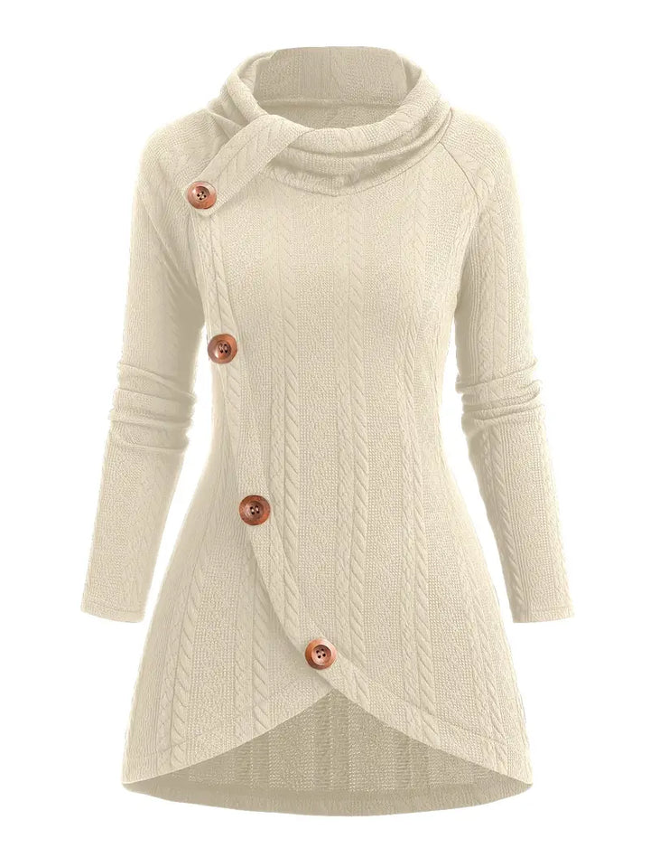 Masabata - Casual Knitted Cardigan With Button