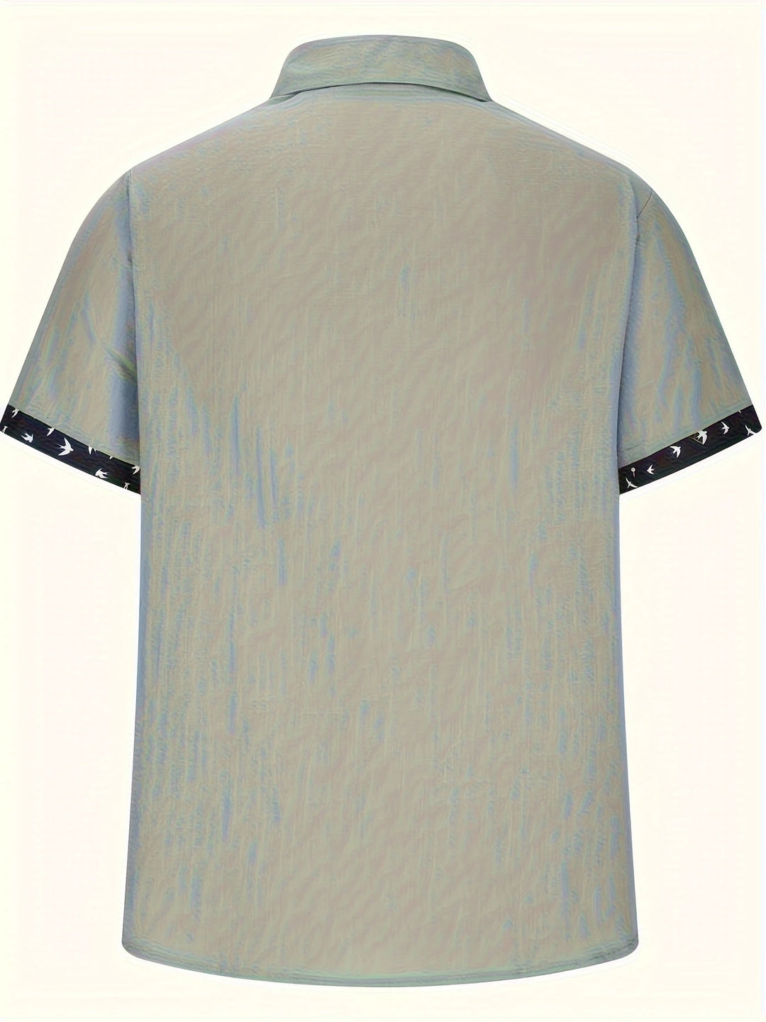 Trofim - Elegant Cute Bird Print Shirt